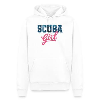Conception de plongée sous-marine pour fille - Sweat à capuche Premium bio Homme - blanc - Devant - Nico (187cm)