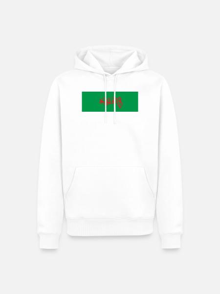 Graffiti Lagos Souvenir Portugal - Männer Premium Bio Hoodie - Weiß