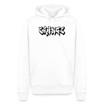 Embarras du fait d’autrui - Sweat à capuche Premium bio Homme - blanc - Devant - Nico (187cm)