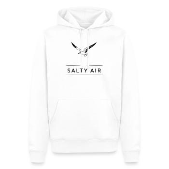 Salty air - Männer Premium Bio Hoodie - Weiß - Vorne - Nico (187cm)