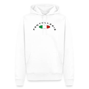 Pantelleria Italien Kapern  - Männer Premium Bio Hoodie - Weiß - Vorne - Nico (187cm)