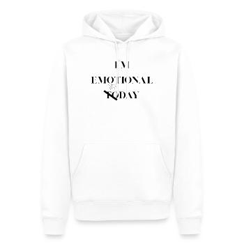 I Am Emotional Every Day - Men’s Premium Organic Hoodie - white - Front - Nico (187cm)