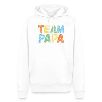 Mutter Team Mama - Männer Premium Bio Hoodie - Weiß - Vorne - Nico (187cm)