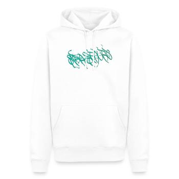 Strasbourg Graffiti Souvenir - Männer Premium Bio Hoodie - Weiß - Vorne - Nico (187cm)
