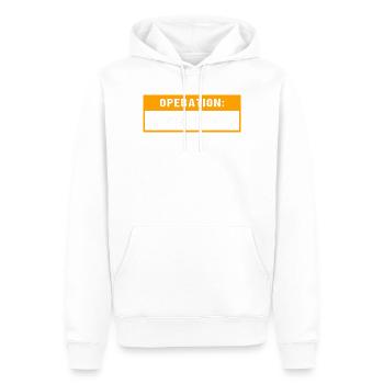 Virée shopping du Cyber Monday - Sweat à capuche Premium bio Homme - blanc - Devant - Nico (187cm)