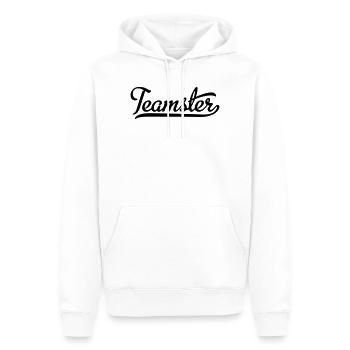 Routier - Sweat à capuche Premium bio Homme - blanc - Devant - Nico (187cm)