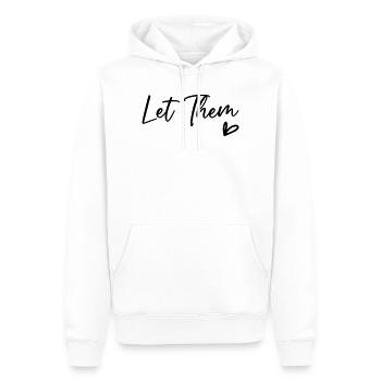 Let them God T-shirt enfant - Sweat à capuche Premium bio Homme - blanc - Devant - Nico (187cm)