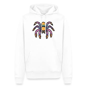 Tarentule Halloween Zombie - Sweat à capuche Premium bio Homme - blanc - Devant - Nico (187cm)