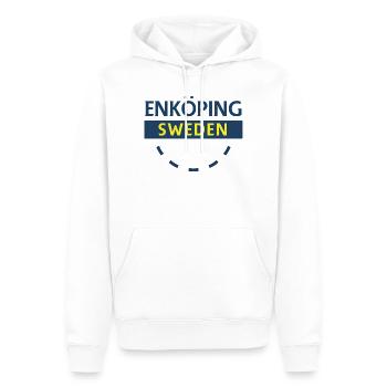 Enköping Schweden Emblem - Männer Premium Bio Hoodie - Weiß - Vorne - Nico (187cm)
