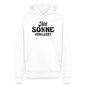 Soleil Costume Halloween Carnaval Déguisé Drôle - Sweat à capuche Premium bio Homme - blanc - Devant - Nico (187cm)
