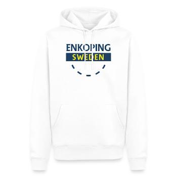 Enköping Schweden Stadtschild - Männer Premium Bio Hoodie - Weiß - Vorne - Nico (187cm)