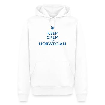 Norwegian Norway - Männer Premium Bio Hoodie - Weiß - Vorne - Nico (187cm)