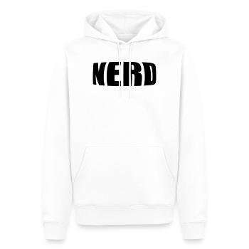 Nerd - Sweat à capuche Premium bio Homme - blanc - Devant - Nico (187cm)