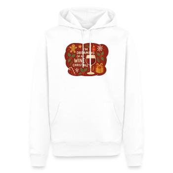 Je rêve - Design de vacances amusant - Sweat à capuche Premium bio Homme - blanc - Devant - Nico (187cm)