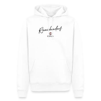 Reinickendorf - Drapeau de Berlin - Ours de Berlin - Sweat à capuche Premium bio Homme - blanc - Devant - Nico (187cm)