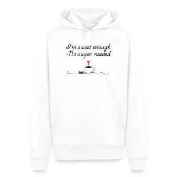Diabetes-Aufklärungs-T-Shirt – lustiges Zitat - Männer Premium Bio Hoodie - Weiß - Vorne - Nico (187cm)
