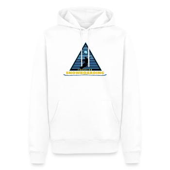 Freeride-Snowboarding - Männer Premium Bio Hoodie - Weiß - Vorne - Nico (187cm)
