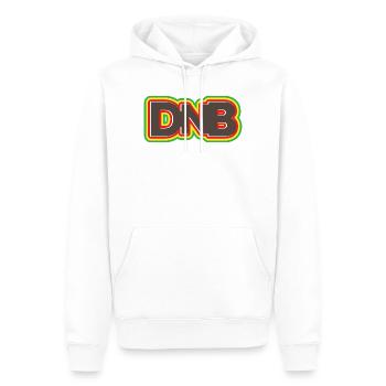DNB Red Yellow Green Smooth Remix Junglist - Männer Premium Bio Hoodie - Weiß - Vorne - Nico (187cm)