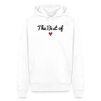 OMA. MUTTERTAG. ALLES GUTE ZUM GEBURTSTAG OMA. ICH LIEBE DICH - Männer Premium Bio Hoodie - Weiß - Vorne - Nico (187cm)