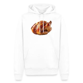 Truthahn Hähnchen Broiler Brathähnchen Hendl - Männer Premium Bio Hoodie - Weiß - Vorne - Nico (187cm)