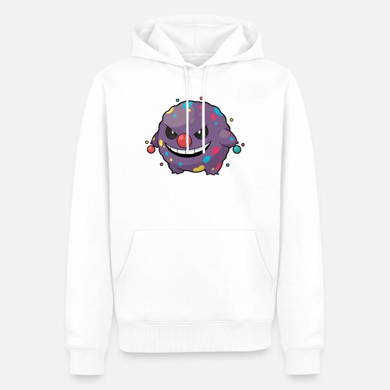 Coraigen - Sweat à capuche Premium bio Homme - blanc