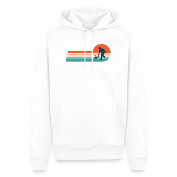 Pickleball-Spieler Pickleball-Bälle - Männer Premium Bio Hoodie - Weiß - Vorne - Nico (187cm)