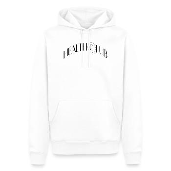 Club de sport - Sweat à capuche Premium bio Homme - blanc - Devant - Nico (187cm)