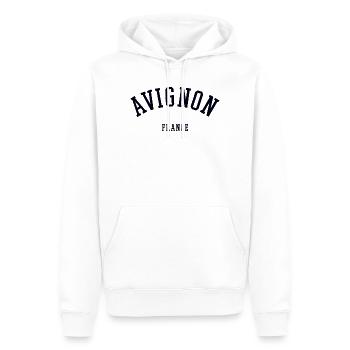 Avignon France Frankreich - Männer Premium Bio Hoodie - Weiß - Vorne - Nico (187cm)