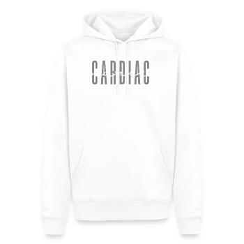 Sonograph der Herzkrankenschwester im Pflegeteam - Männer Premium Bio Hoodie - Weiß - Vorne - Nico (187cm)