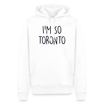 Toronto Canada - Männer Premium Bio Hoodie - Weiß - Vorne - Nico (187cm)