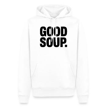 Good Soup Meme Good Soup Spruch - Männer Premium Bio Hoodie - Weiß - Vorne - Nico (187cm)