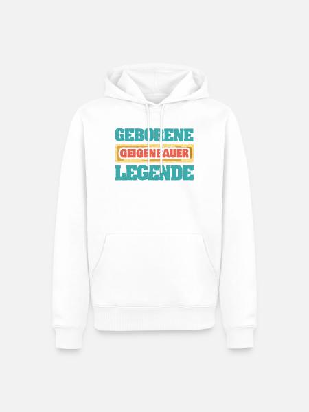 Beruf Geigenbauer - Männer Premium Bio Hoodie - Weiß