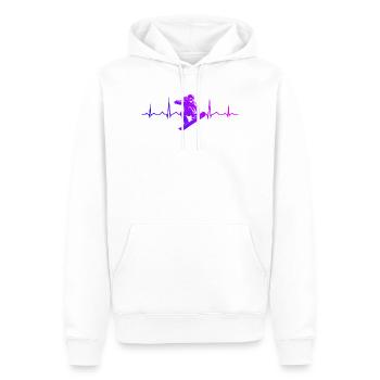 Ambiances snowboard pour snowboard - Sweat à capuche Premium bio Homme - blanc - Devant - Nico (187cm)