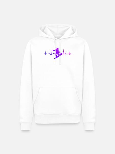 Snowboard vibes for snowboard - Men’s Premium Organic Hoodie - white