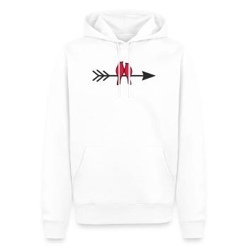 verliebte Vögel - Männer Premium Bio Hoodie - Weiß - Vorne - Nico (187cm)