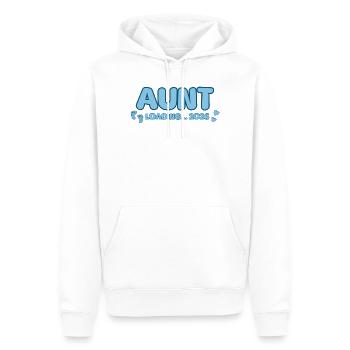 Tante Loading 2026 - Sweat à capuche Premium bio Homme - blanc - Devant - Nico (187cm)