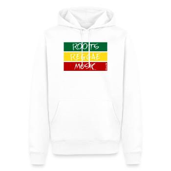 Roots-Reggae-Musik - Männer Premium Bio Hoodie - Weiß - Vorne - Nico (187cm)