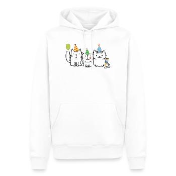 Geburtstag  - Männer Premium Bio Hoodie - Weiß - Vorne - Nico (187cm)