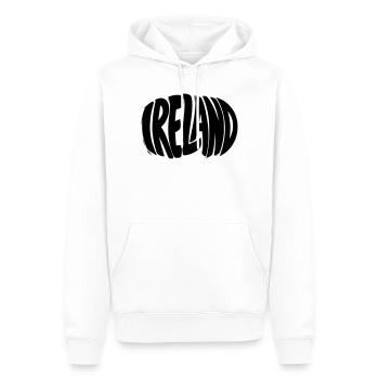Irland - Ireland Schriftzug - Männer Premium Bio Hoodie - Weiß - Vorne - Nico (187cm)