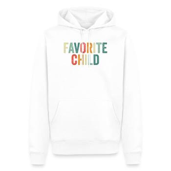 Lieblingskind Lustig Ich bin das Lieblingskind - Männer Premium Bio Hoodie - Weiß - Vorne - Nico (187cm)