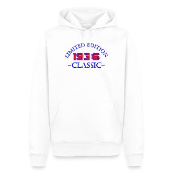 1936 Classic Limited Edition - Men’s Premium Organic Hoodie - white - Front - Nico (187cm)