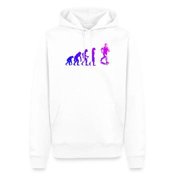 Running perfect for any race - Men’s Premium Organic Hoodie - white - Front - Nico (187cm)