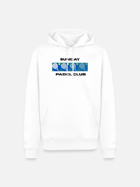 Sunday Padel Club - Men’s Premium Organic Hoodie - white