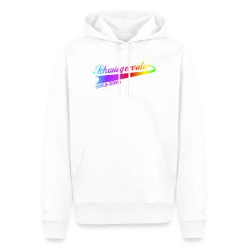Beau-père 2026, meilleur beau-père de tous les temps - Sweat à capuche Premium bio Homme - blanc - Devant - Nico (187cm)
