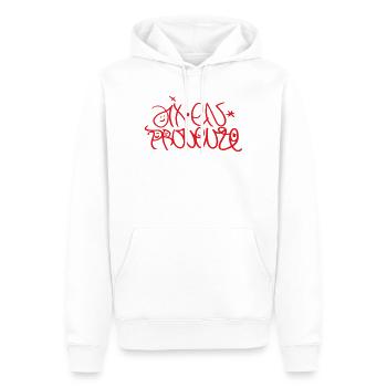 Aix en Provence Geschenkidee Aix T-Shirt - Männer Premium Bio Hoodie - Weiß - Vorne - Nico (187cm)