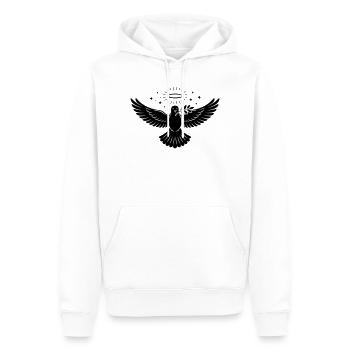 Taube Heilig - Männer Premium Bio Hoodie - Weiß - Vorne - Nico (187cm)