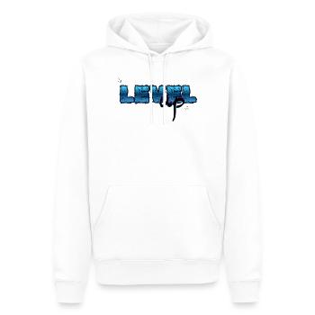 Level Up, Birthday - Men’s Premium Organic Hoodie - white - Front - Nico (187cm)
