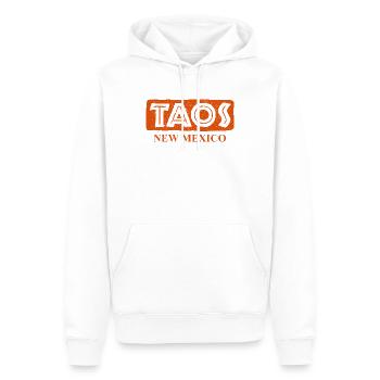 Taos - New Mexico - United States of America - Männer Premium Bio Hoodie - Weiß - Vorne - Nico (187cm)