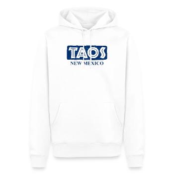 Taos - New Mexico - United States of America - Männer Premium Bio Hoodie - Weiß - Vorne - Nico (187cm)