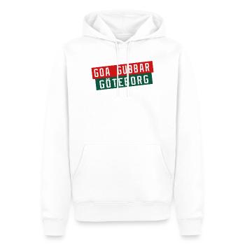 Göteborg Goa Gubbar - Männer Premium Bio Hoodie - Weiß - Vorne - Nico (187cm)